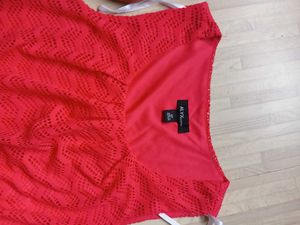 Coral Sleeveless Dress