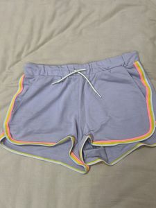 Cute Striped Trim Shorts