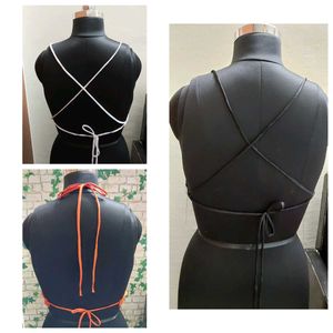 3 Combo Blouses Crisscross Back