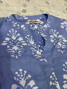 Block Printed Short Kurti/Top