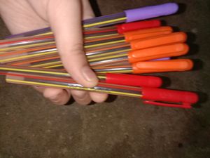 Pack Of 10 Doms Blue Pens