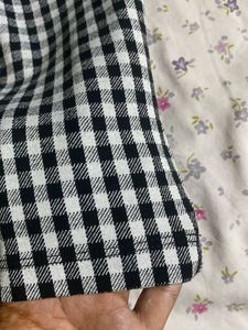 Black &amp; White Checked Pants