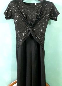 Black Sequin Jumpsuit
