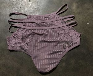 Lace Trim Thong