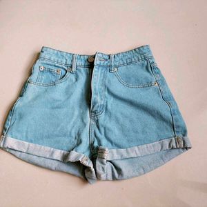 Denim Party Wear Shorts