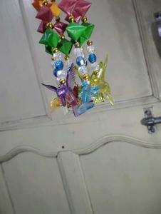 Vintage Beaded Chandelier