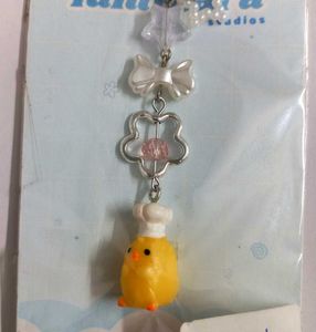 🎀🐤 Cute Handmade Kawaii Chef Chick Phone Charm✨