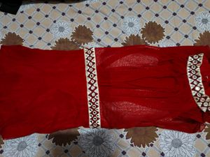 Beautiful partywear Red Gown