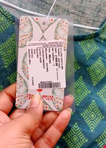 Beautiful Green 💚 Printed Pure Cotton Kurti