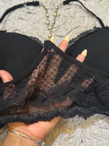 Black Embellished Bralette ❤️