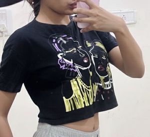 y2k baddie crop tee