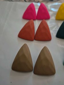 Triangle Stud Earrings