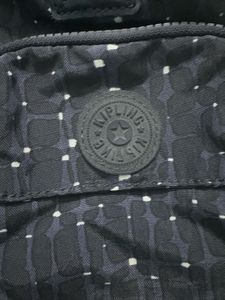 Kipling Black &amp; White Patterned Bag