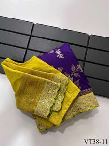 Pure Banarsi saree With Stiched Blouse