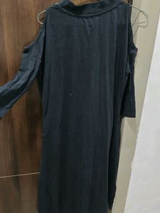 Black Cold Shoulder Dress