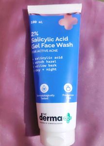 2% Salicylic Acid Gel Face Wash For Active Acne