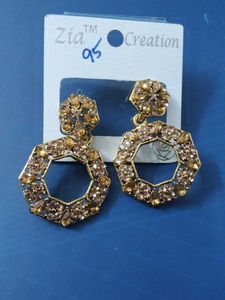 Elegant Zia Creation Drop Earrings