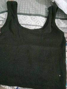 Black Tank Top With Free Gift