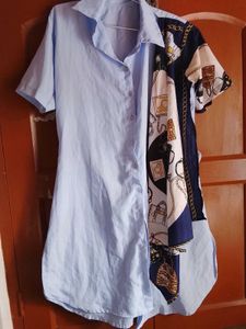 Blue Button-Down Shirt