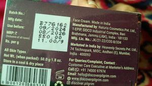 Pilgrim Face Cream - New