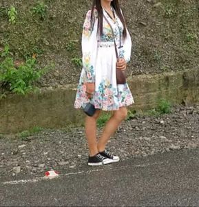 Floral Print Fit &amp; Flare Dress