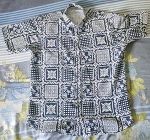 Heavy Patterned Casual Shirt XL