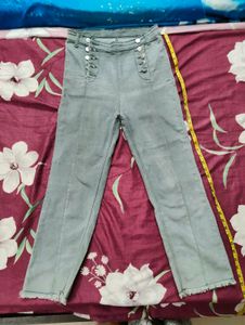 Grey Denim Jeans