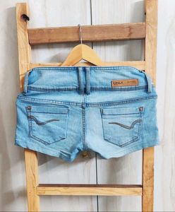 Branded Only Light Wash Denim Shorts Waist-30