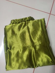Olive Green Satin Top