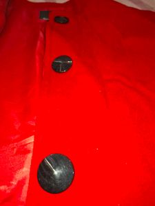 Red Buttoned Jacket
