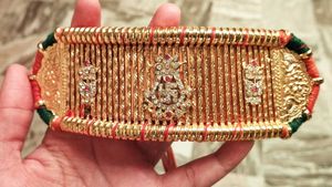 Gold Tone Armlet #Bajuband