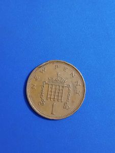 1977 One Penny Coin