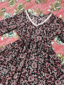 Floral Print Short🌸 Kurti