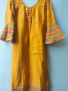 Mustard Kurti