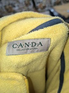 Yellow Zip-Up Fleece Jacket