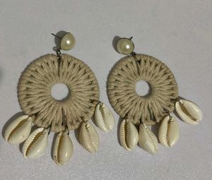 Seashell Statement Earrings