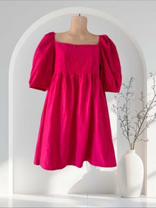 Beautiful Pink Flared Dress