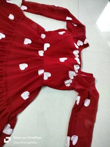 Red ♥️ Ruffle Dress