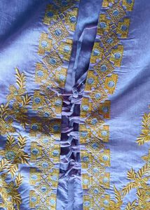Onion Colour Kurti Skirt Set