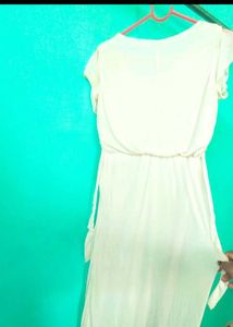 Vintage Cream Maxi Dress