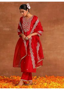 Karwa-chauth Special Red Suit ❤️😍