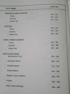 Mechanics Vol 1 Neet Class IX