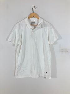 (Roadster) White Casual Polo T-Shirt(Men’s)