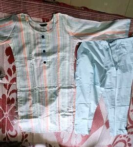 Women Regular Use Cotton Blend Kurta Set