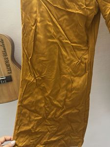 Mustard Wide Leg Pants