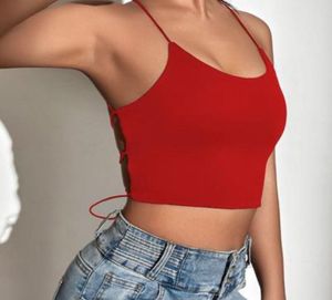 Backless crop top