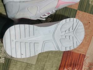 Cute Pink &amp; White Sneakers