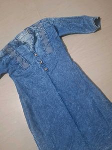 Denim Dress - Stylish &amp; Comfortable women