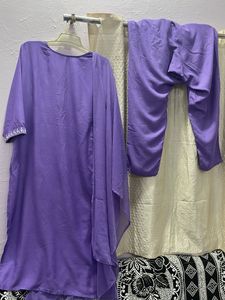 Elegant Purple Salwar Kameez Suit