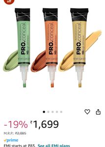 L.A .Girl 3 Basic Shade Colour Corrector